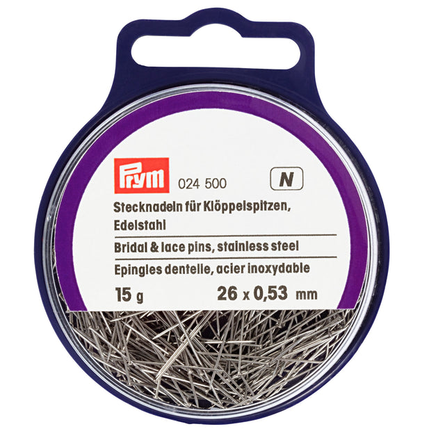 024500 Prym Bridal Lace Steel Pins