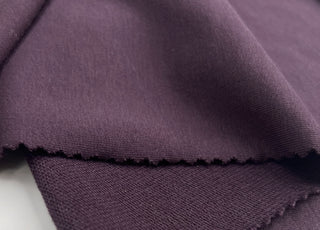 100% cotton french terry jersey fabric delicious damson terry