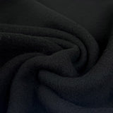 100% Fleece Wool Black Australian Virgin Oeko Tex Knitted Coat Fabric