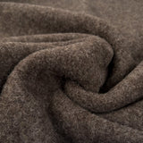 100% Fleece Wool Brown Australian Virgin Oeko Tex Knitted Coat Fabric