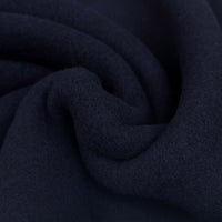 Remnant - 100% Wool Fleece - Navy (0.4m)