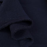 100% Fleece Wool Navy Australian Virgin Oeko Tex Knitted Coat Fabric Fold