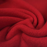 100% Fleece Wool Scarlet Red Australian Virgin Oeko Tex Knitted Coat Fabric