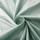 100% Raw Silk Dupion Dress Soft Furnishing Fabric Duck Egg Twist