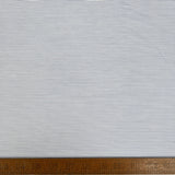 100% Cotton Shirting Pencil Stripe Blue White Fine Woven Fabric Ruler