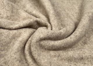 100% Merino Wool Ecru Warm Coating Fabric CU