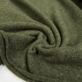 100% Merino Wool Khaki Green Warm Coating Fabric CU