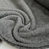 100% Merino Wool Mid Grey Warm Coating Fabric CU