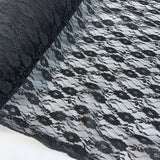 Remnant stretch lace black 2-28m