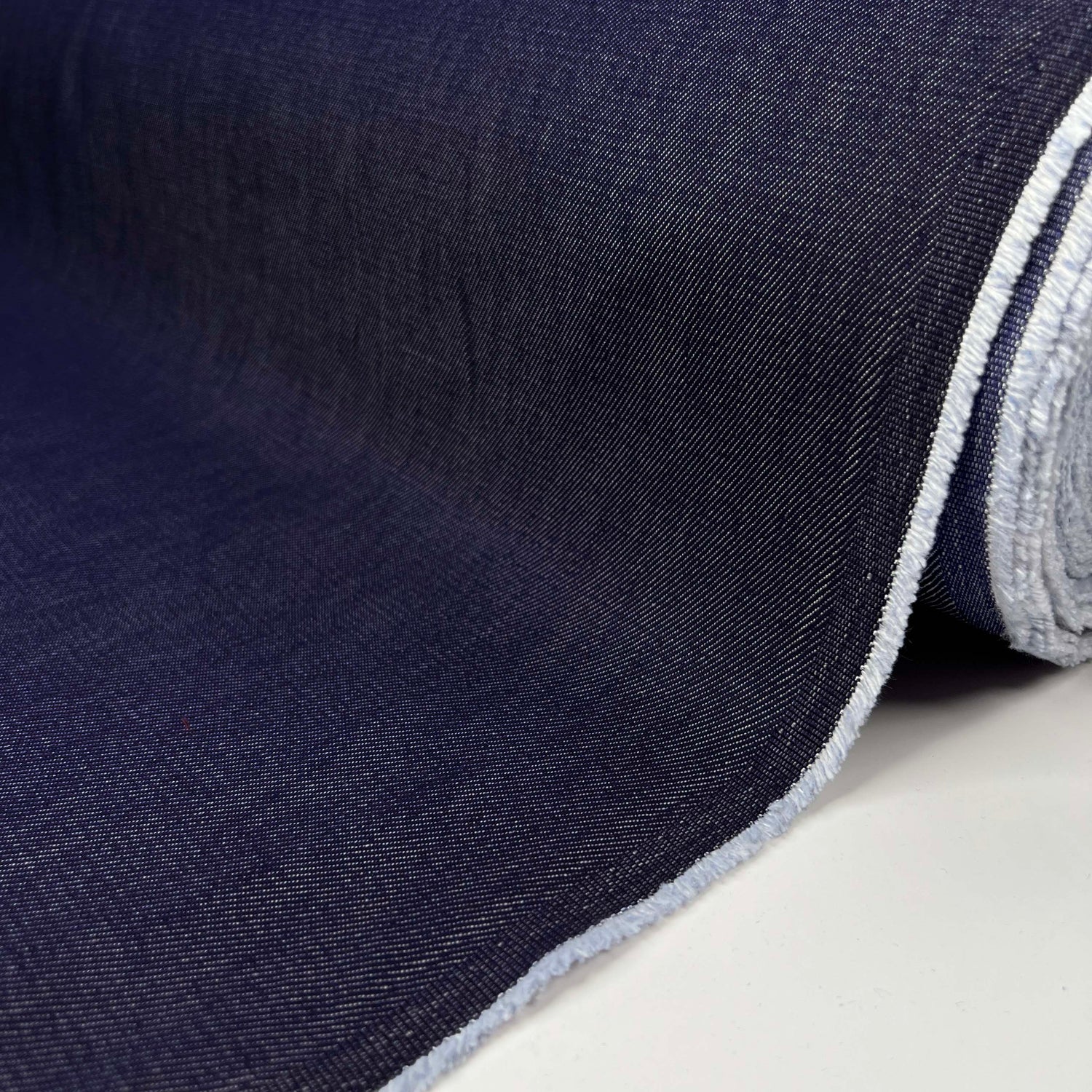 11oz Denim George Cotton Polyester Blue Indigo Plain Woven Jean Trouser Fabric Roll