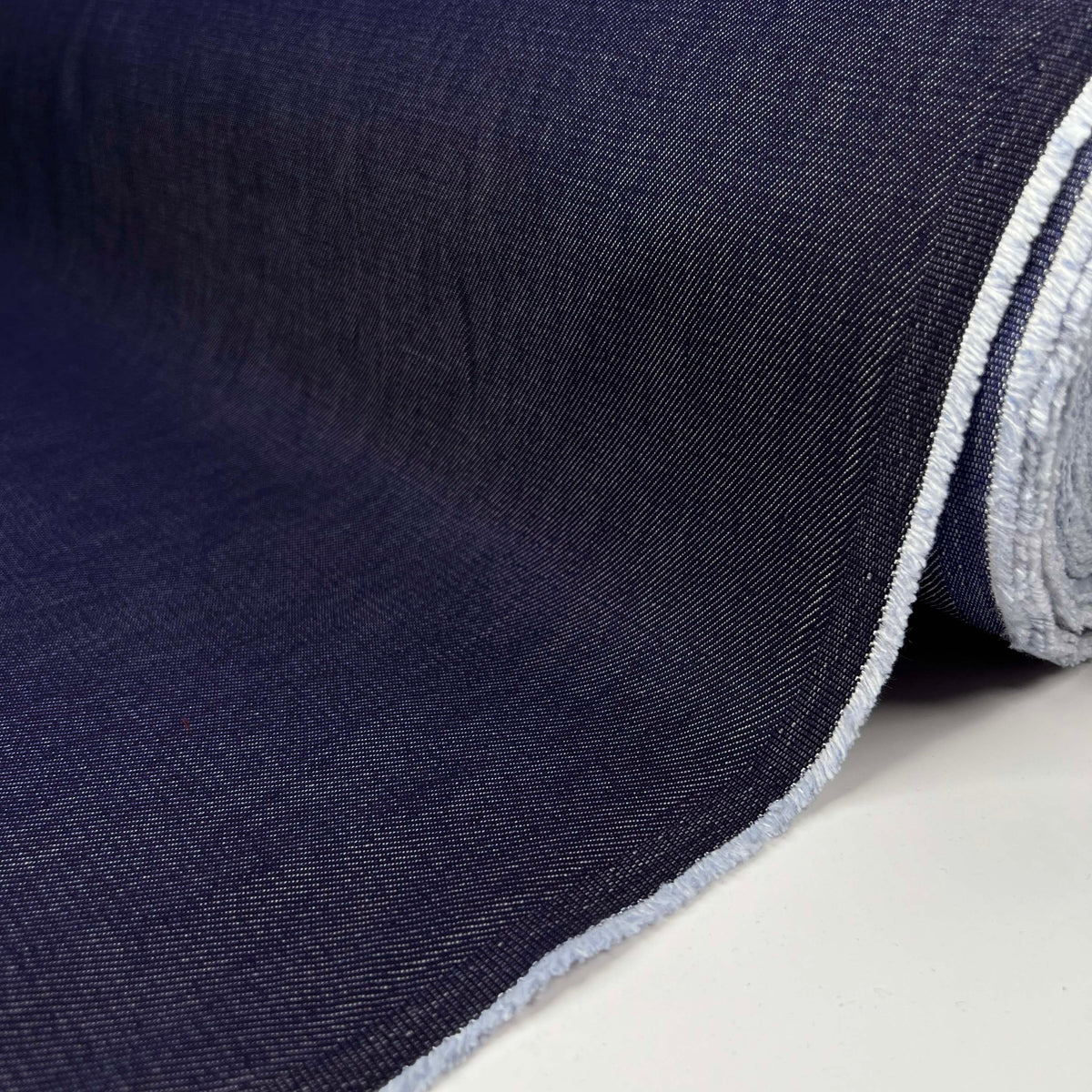 11oz Denim George Cotton Polyester Blue Indigo Plain Woven Jean Trouser Fabric Roll