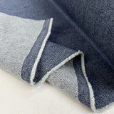 11oz Eco Denim Mid Blue Recycled Cotton Recycled Polyester Jean Fabric Fold
