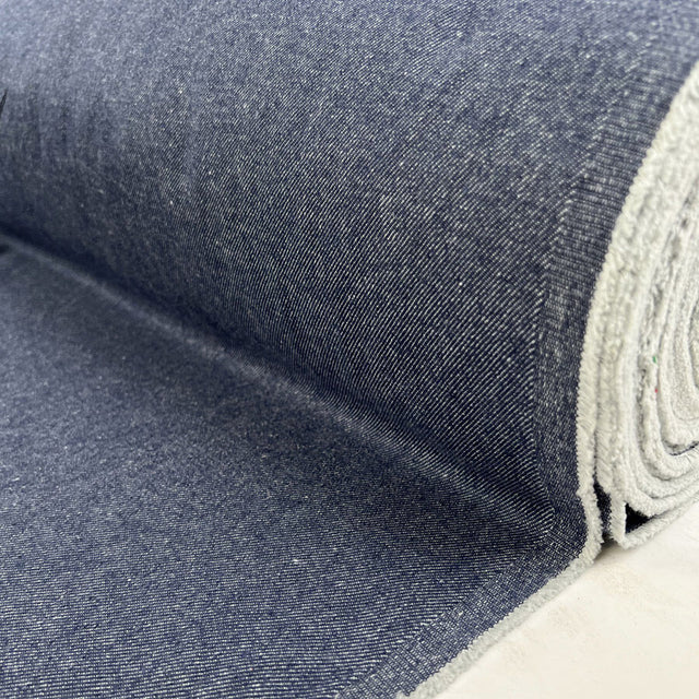 11oz Eco Denim Mid Blue Recycled Cotton Recycled Polyester Jean Fabric Roll