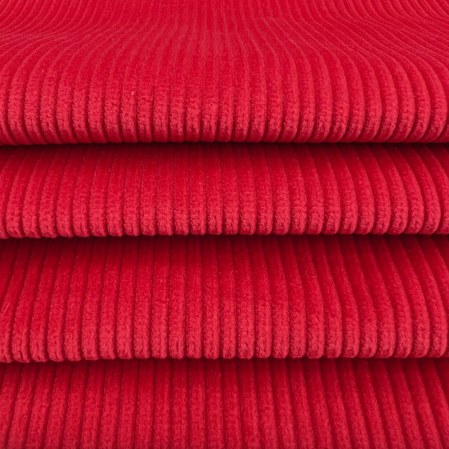Remnant 8 wale corduroy red 1m