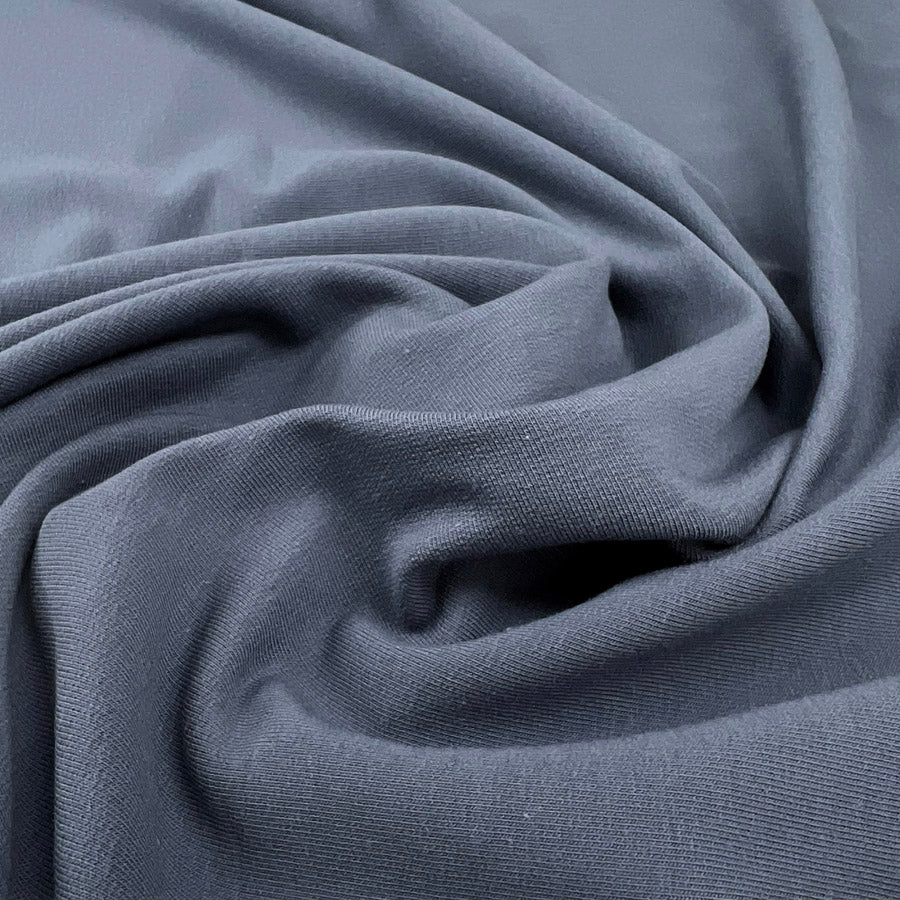 Remnant - GOTS Organic French Terry - Denim (1.5m)