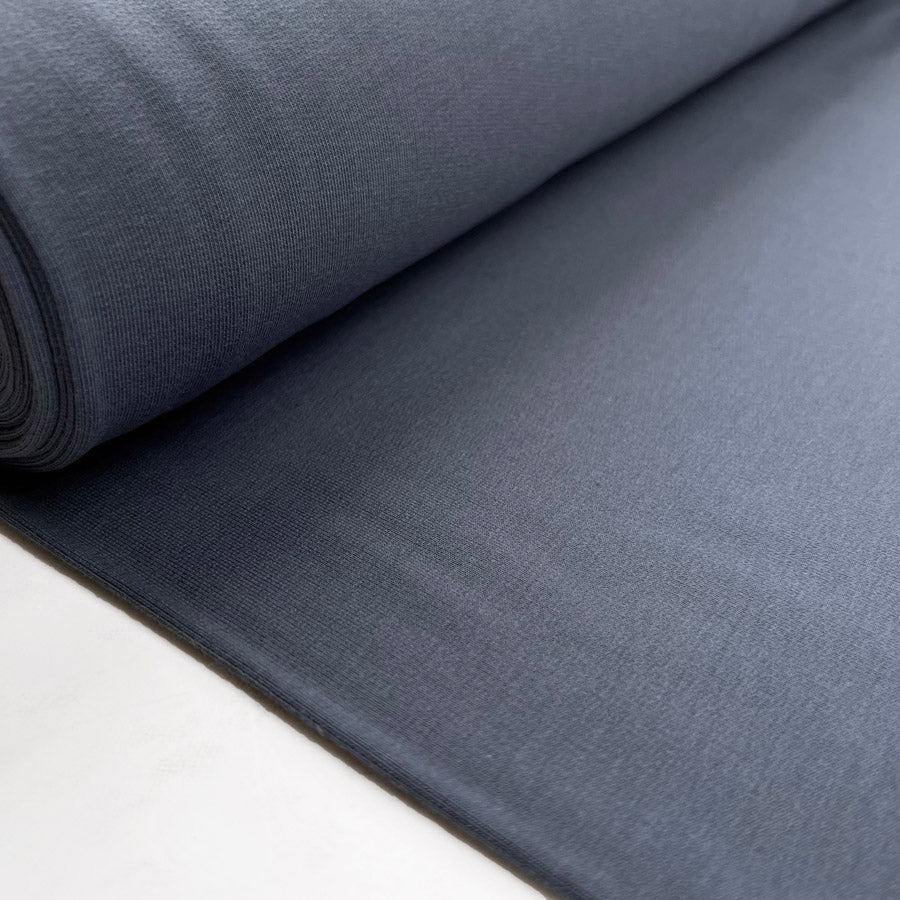 Remnant - GOTS Organic French Terry - Denim (1.5m)