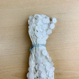 12mm White Austrian Daisy Applique Cotton Lace Trim Bundle 2
