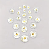 Pack Of 10 Daisy Buttons 3 Sizes