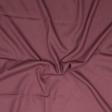 Draper organic bamboo blend suiting dark mauve
