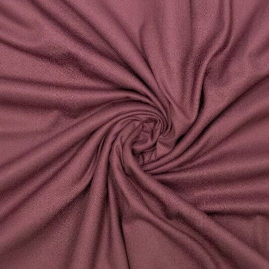 Draper organic bamboo blend suiting dark mauve