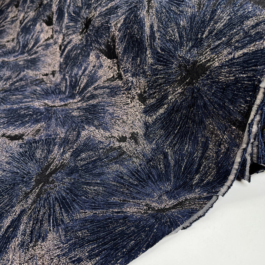 Orchid brocade navy