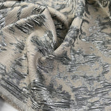 Remnant aurora brocade silver 1-9m