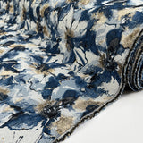 Bridget brocade blue gold