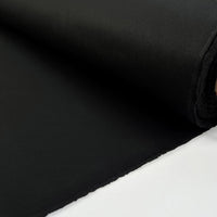 Remnant - Water Resistant Cotton Cambric 6oz - Black (0.8m)