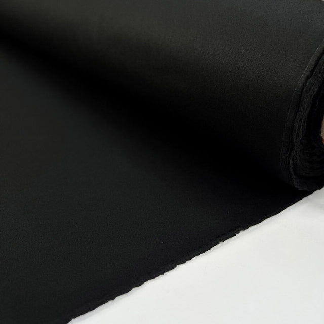 Water resistant cotton cambric 6oz black