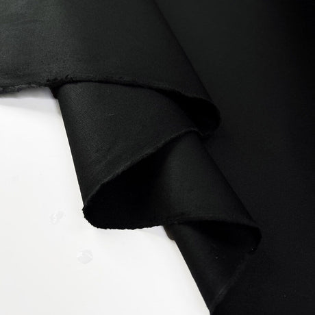 Water resistant cotton cambric 6oz black