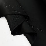 Water resistant cotton cambric 6oz black