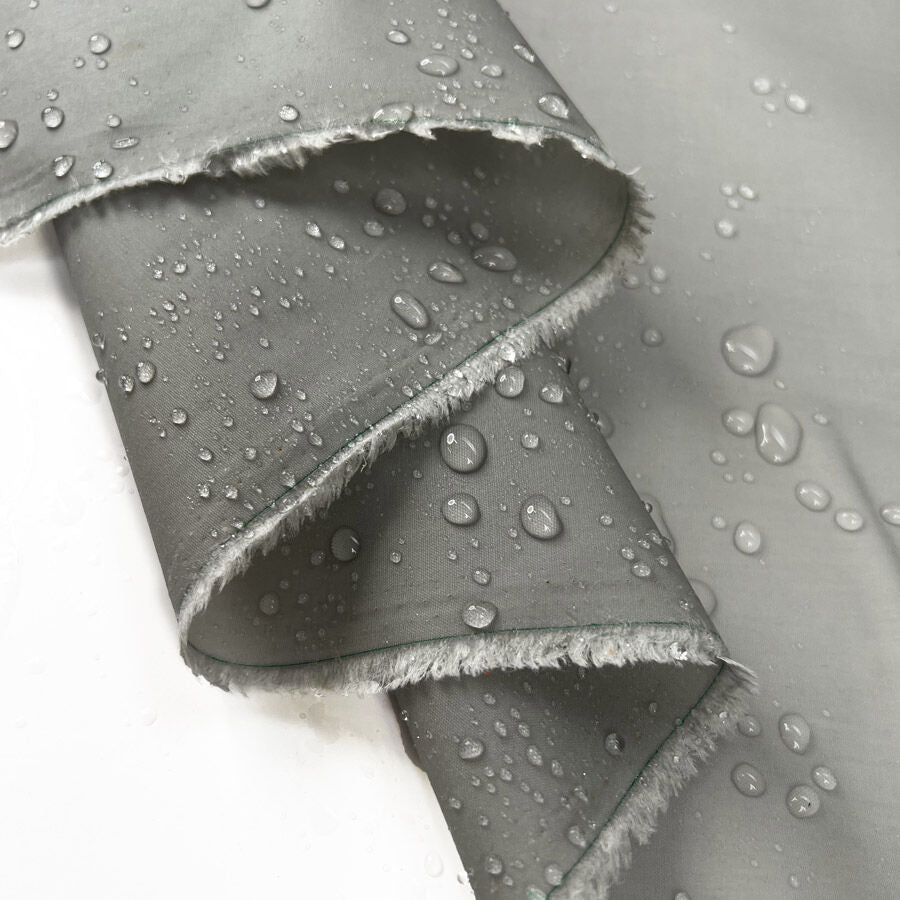 Waxed cotton bonneville 6 silver grey