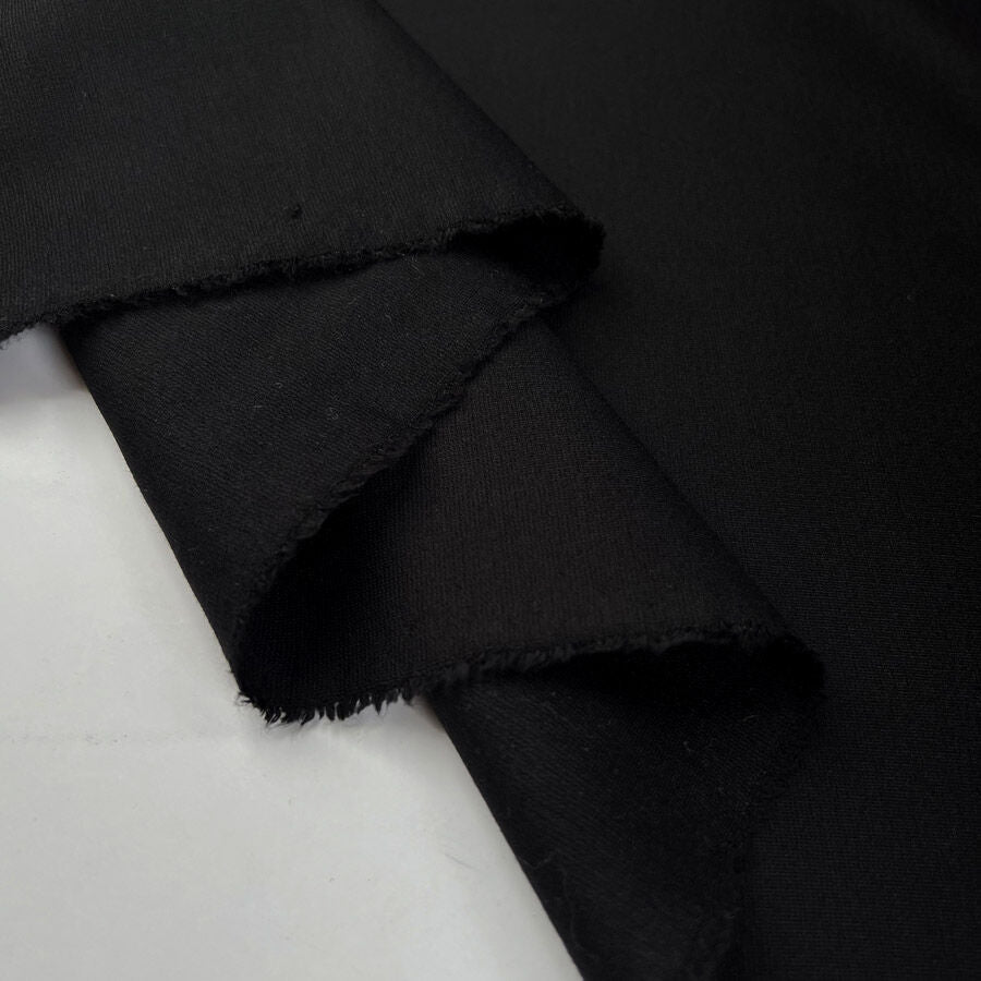 Mona luxury ponte jet black