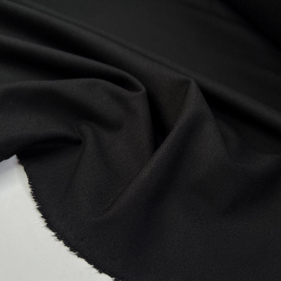 Mona luxury ponte jet black