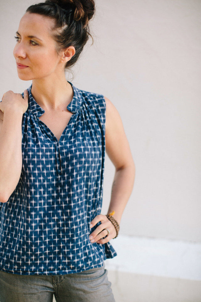Sew liberated matcha top dress pattern 0-24
