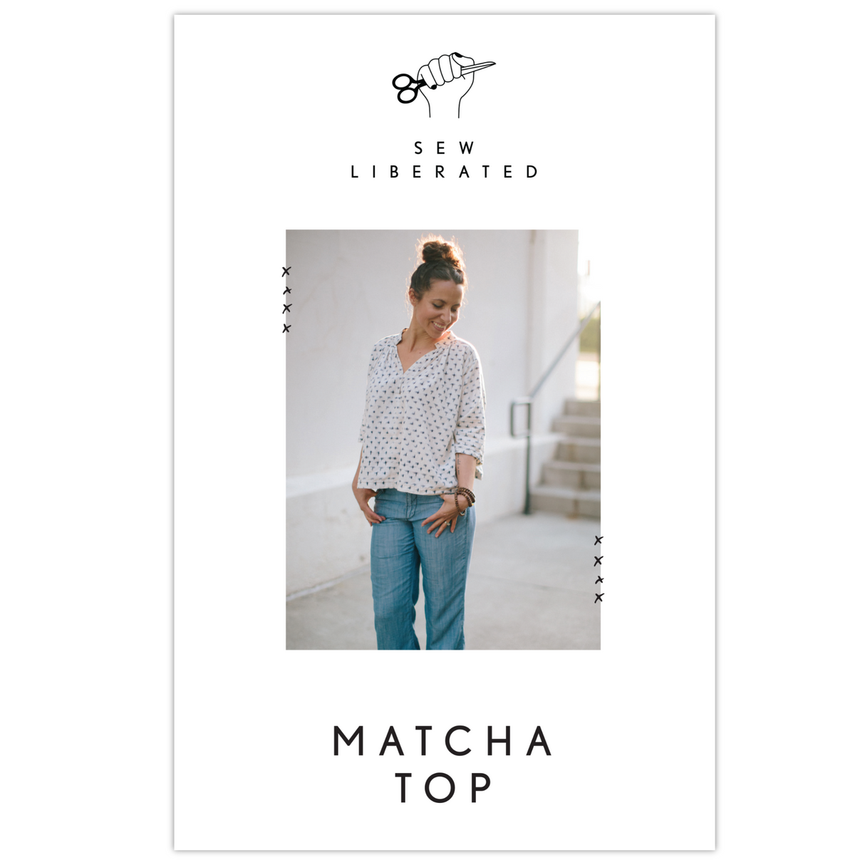 Sew liberated matcha top dress pattern 0-24