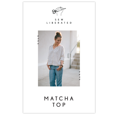 Sew liberated matcha top dress pattern 0-24
