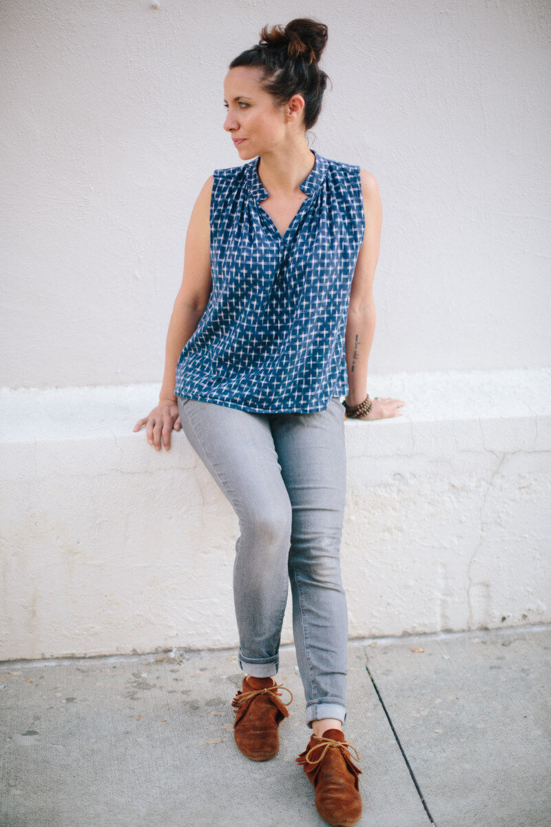Sew liberated matcha top dress pattern 0-24