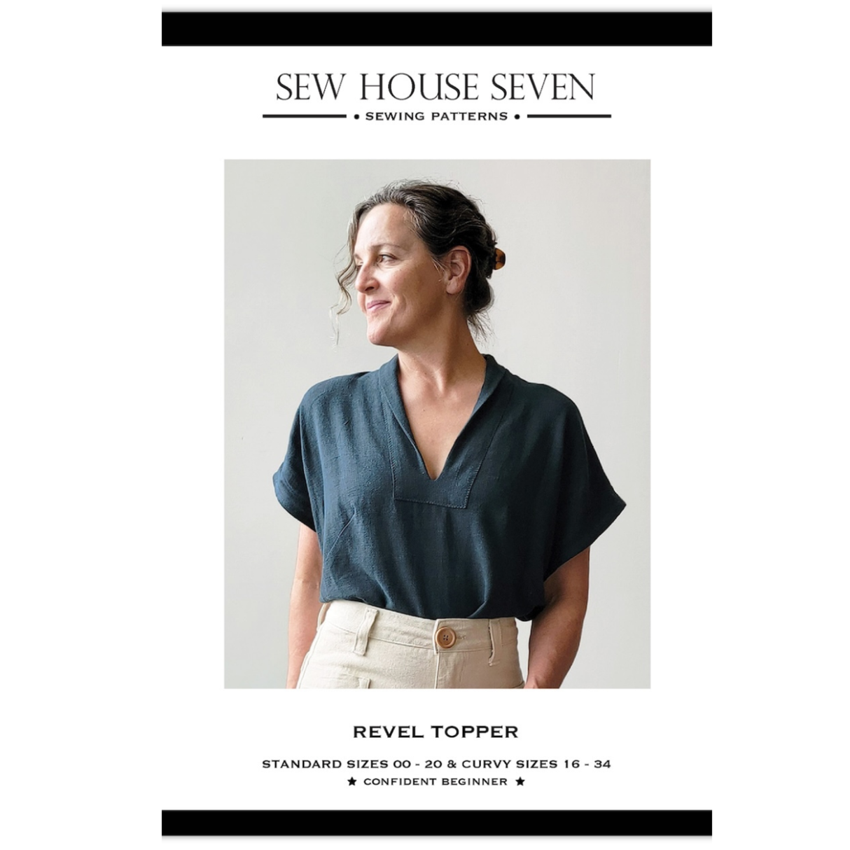 Sew house seven revel topper pattern sizes 00-34