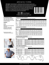Sew house seven revel topper pattern sizes 00-34