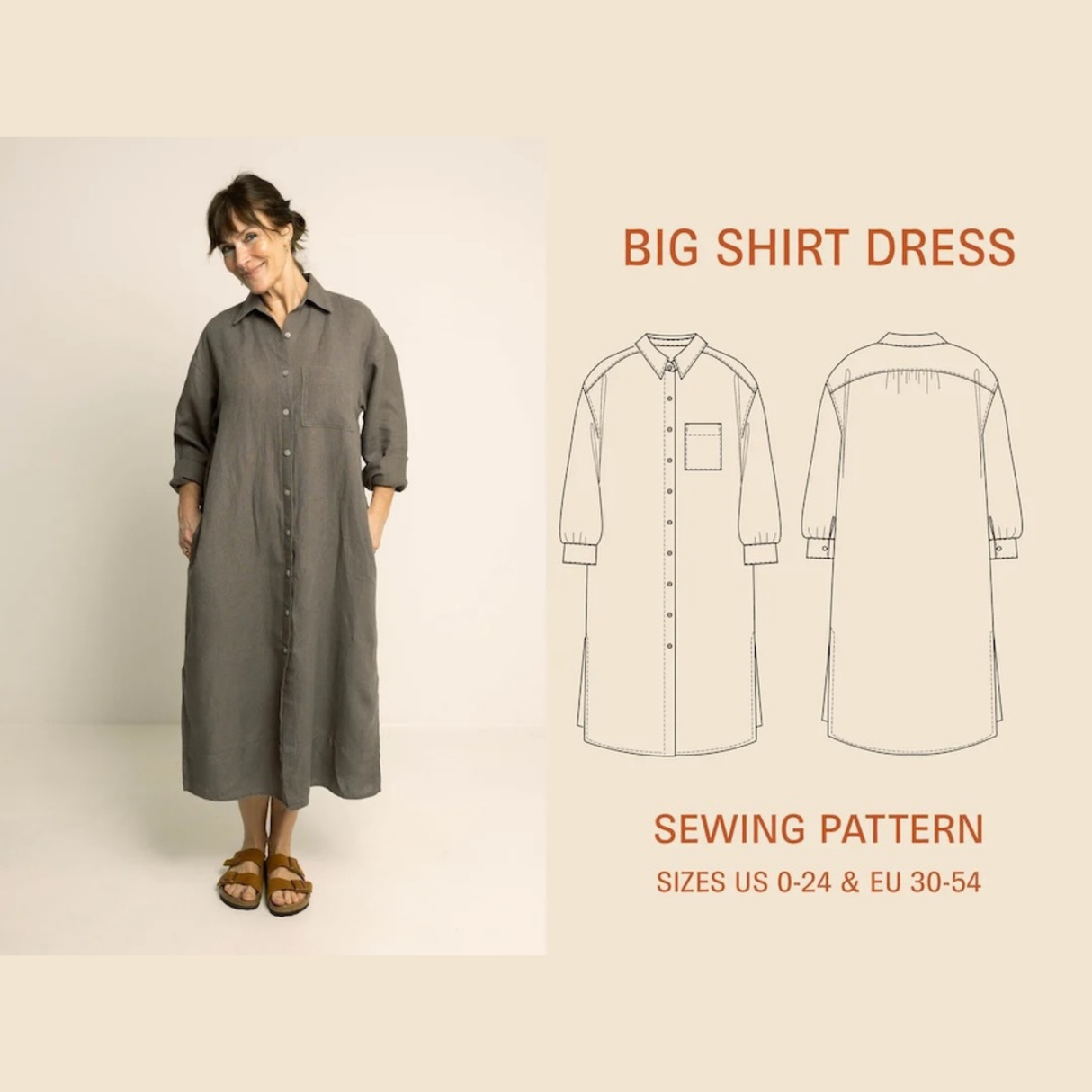 Wardrobe by me big shirt dress pattern