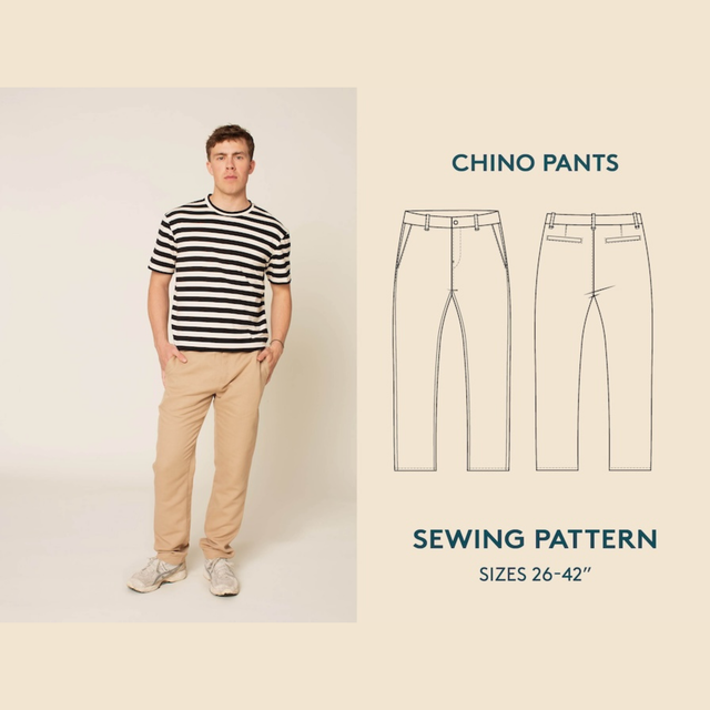 Wardrobe by me chino pants pattern