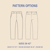 Wardrobe by me chino pants pattern