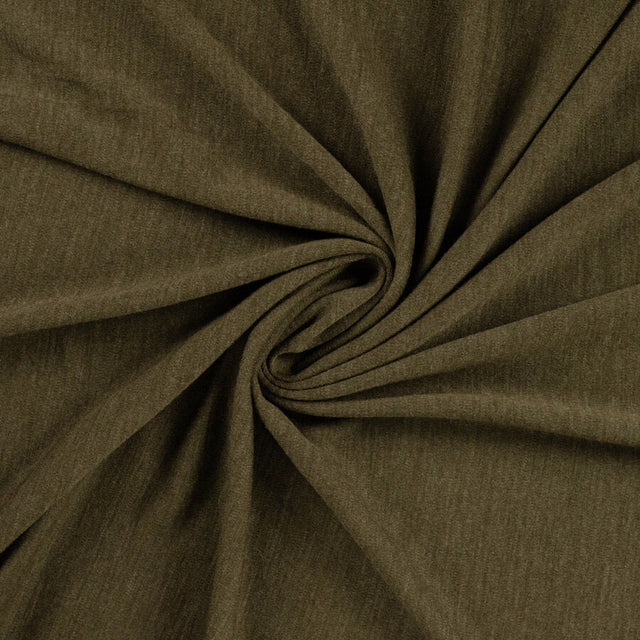 100% merino wool jersey khaki