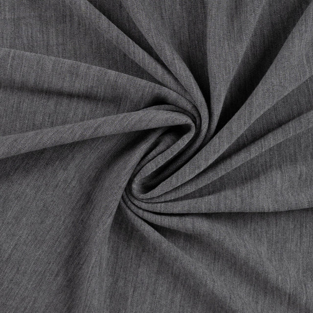 100% merino wool jersey mid grey