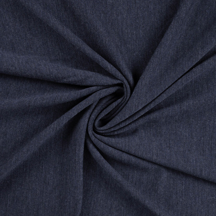 100% merino wool jersey navy