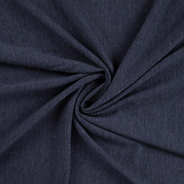 100% merino wool jersey navy