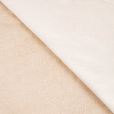 Fur lined cord off white