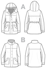 Closet core patterns kelly anorak pattern