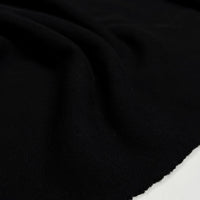 Cotton Looped Back Jersey - Black